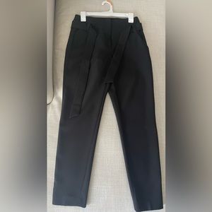 7th Avenue Design Studio Size 0 Straight-Leg Pant in Black